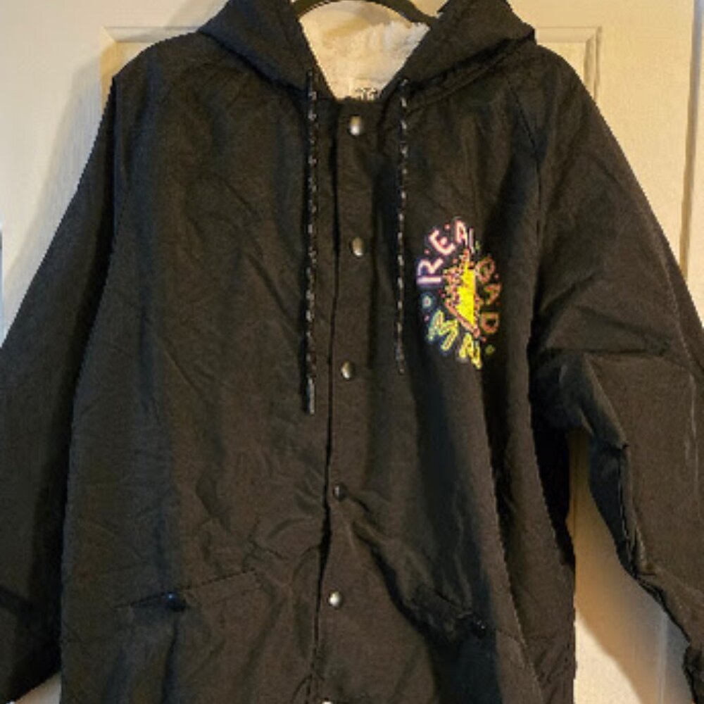 Real Bad Man Hooded Lined Stadium Jacket